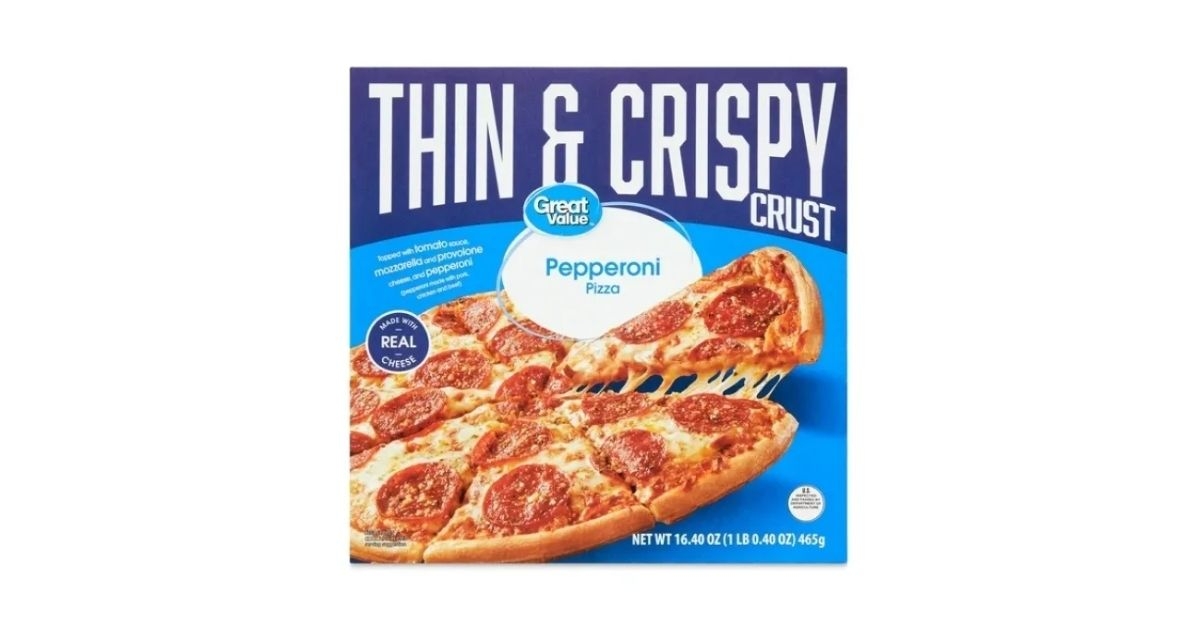 Great Value Frozen Thin Crust Pepperoni Pizza
