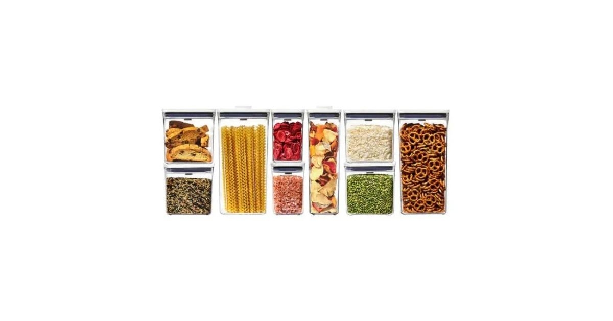 OXO SoftWorks 9-piece POP Food Storage Container Set