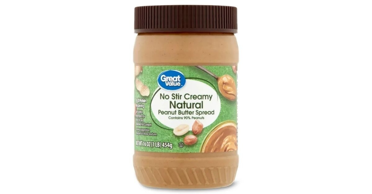 Great Value Natural No Stir Creamy Peanut Butter