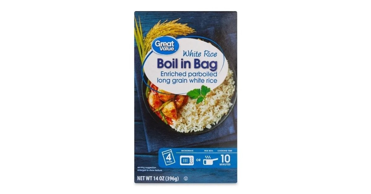 Great Value Boil-in-Bag White Rice