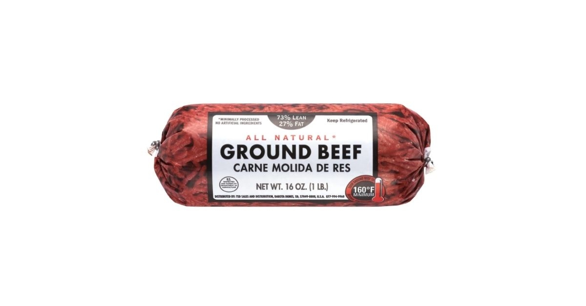 all natural 73 lean 27 fat ground beef