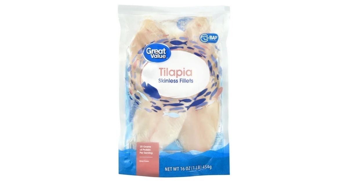 great value frozen tilapia skinless boneless fillets