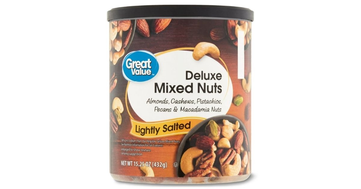 great value lightly salted deluxe mixed nuts