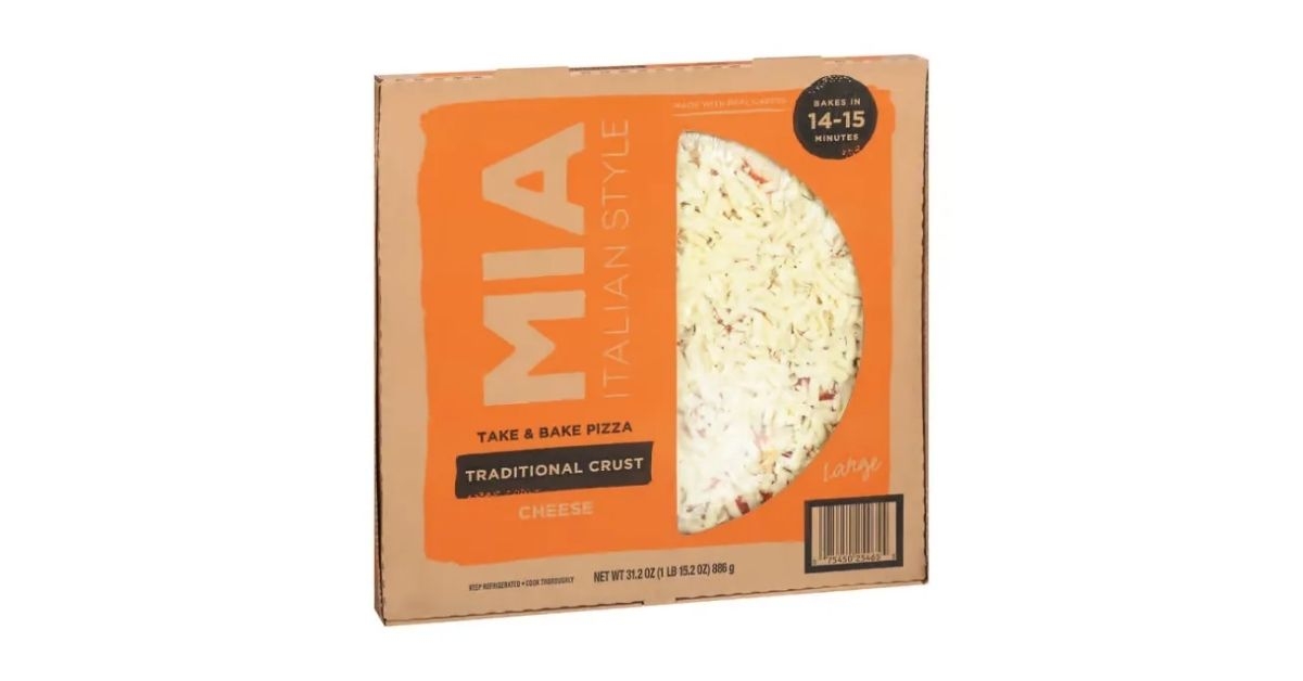 Mia Italian Take & Bake Pizza Large Traditional Crust
