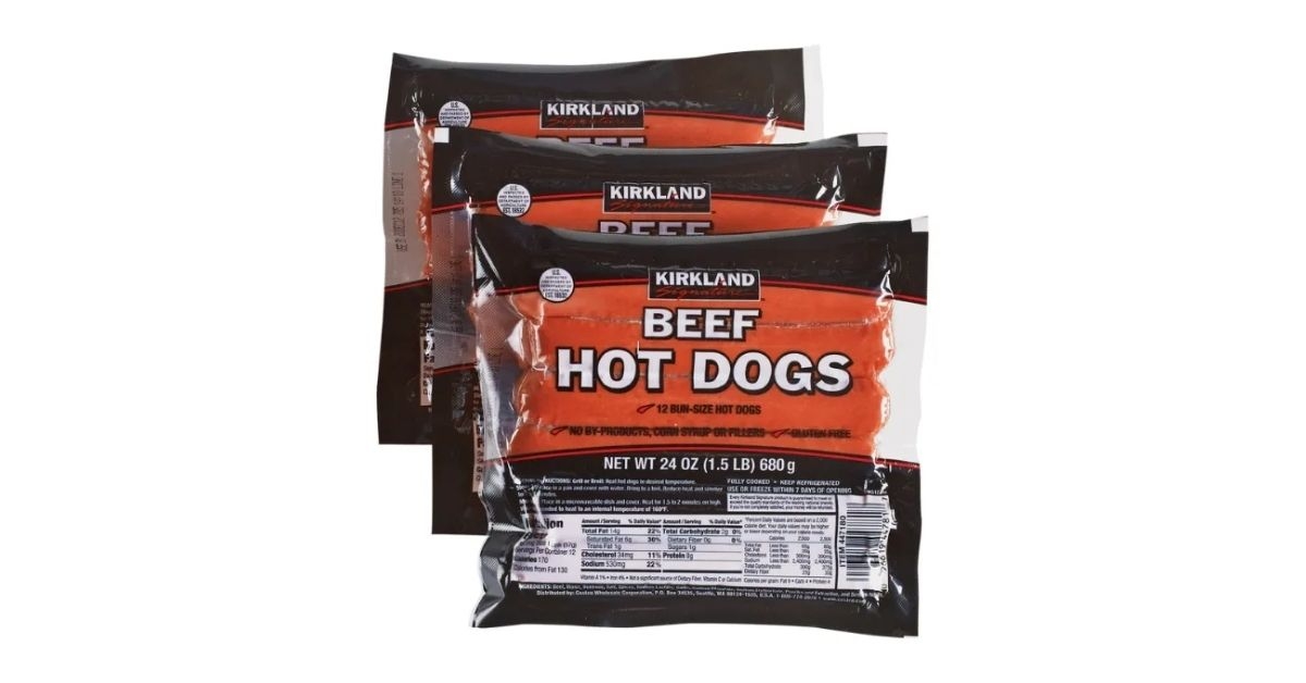 Kirkland Signature Beef Hot Dogs