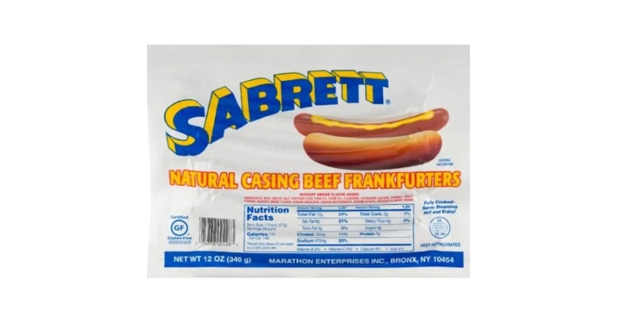 Sabrett hotdogs