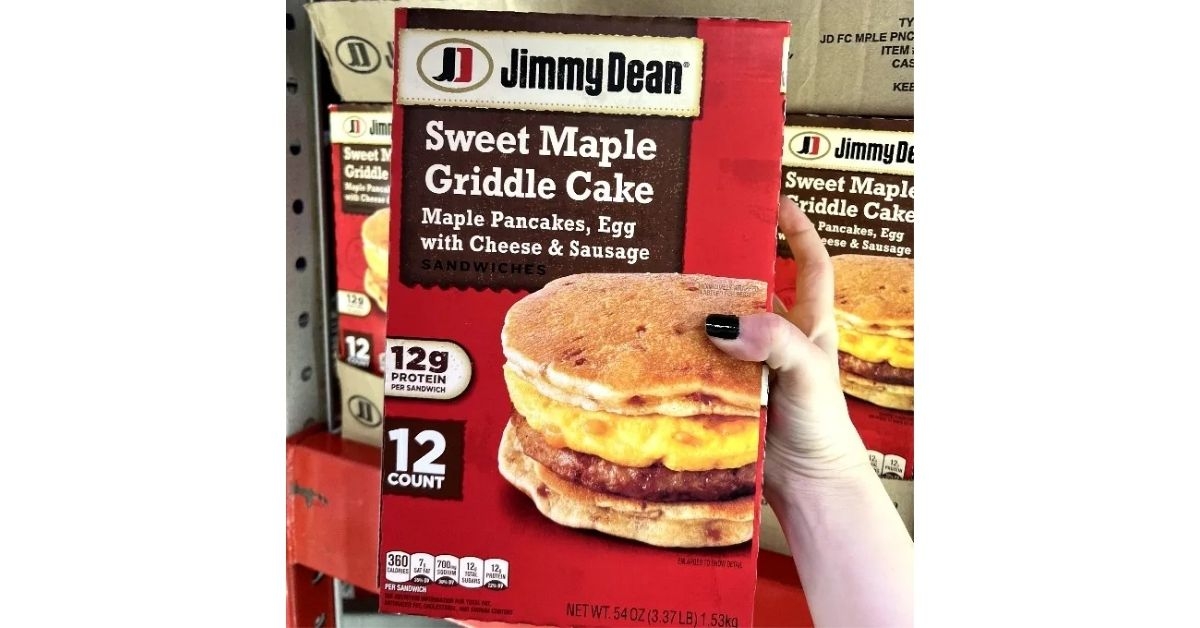 Jimmy Dean Sweet Maple Griddle Cake Breakfast Sandwiches