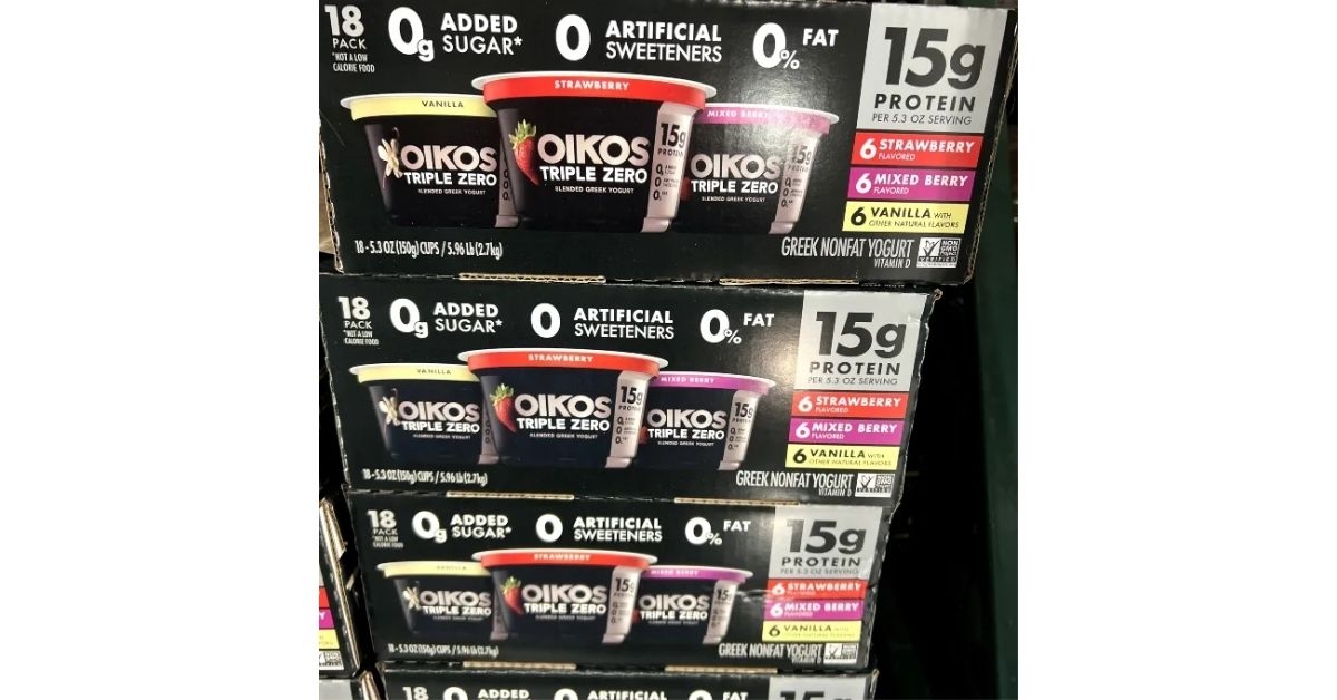 Oikos Triple Zero Nonfat Greek Yogurt Variety Pack