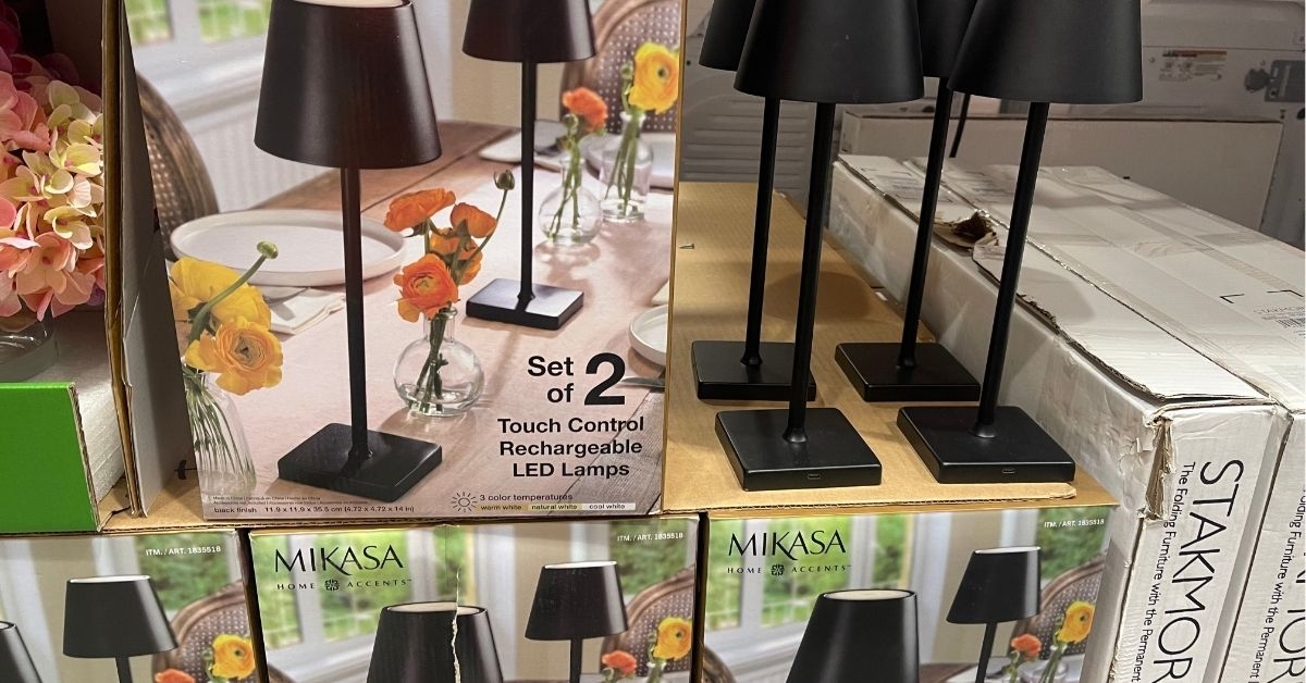mikasa rechargeable lamp