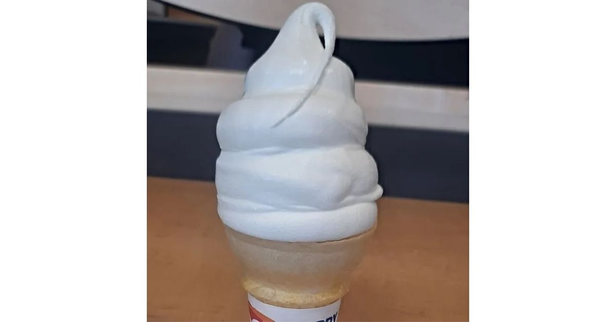 Dairy Queen Vanilla Ice Cream Cone 