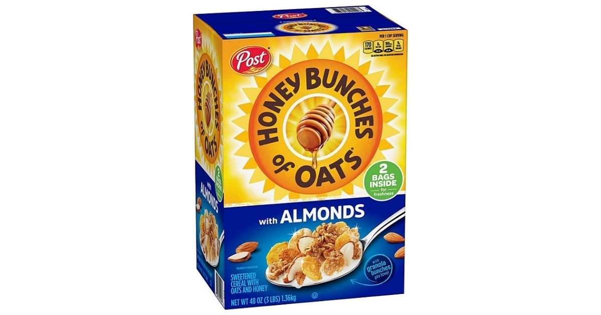 bunches of oats with crispy almonds