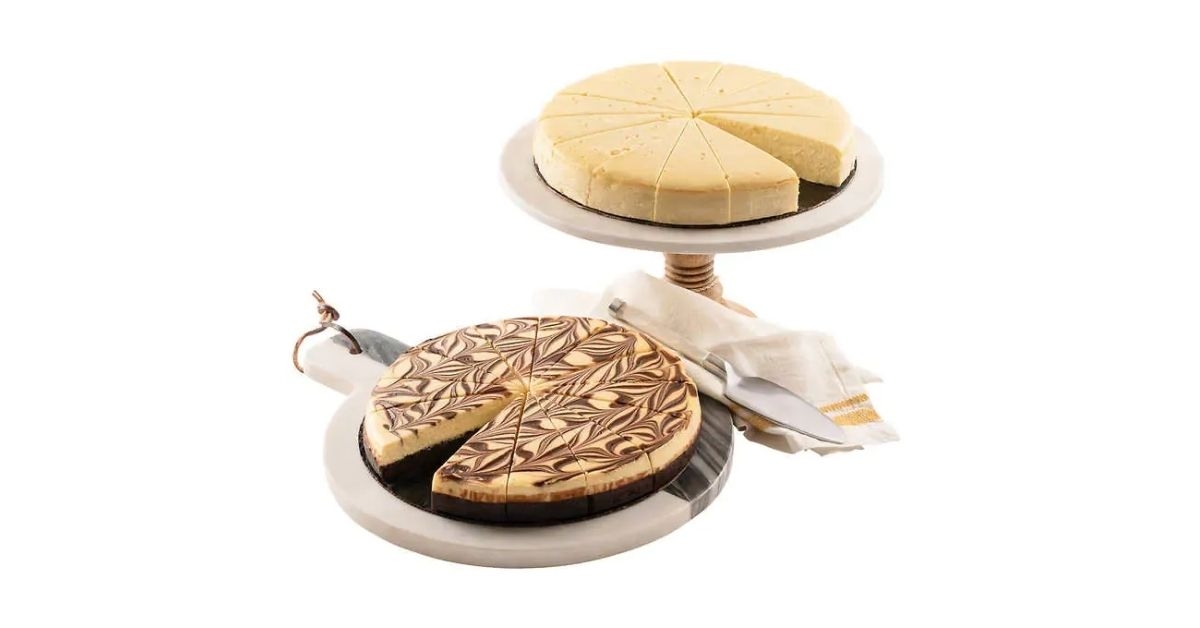 Costco David's Cookies No-Sugar-Added Cheesecake and Marble Truffle Cake
