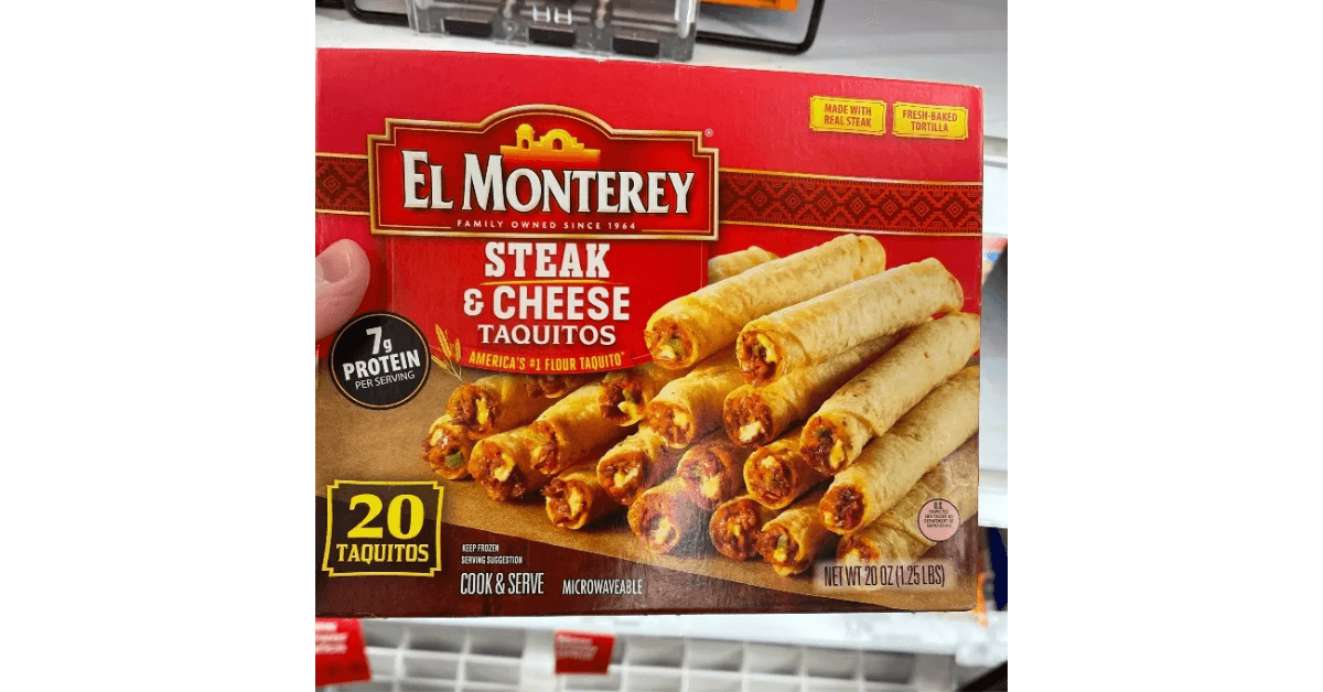 El Monterey Steak and Cheese Taquitos