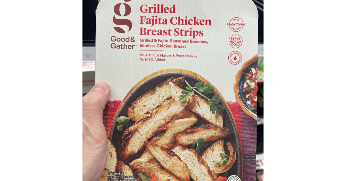 Great & Gather chicken fajita box