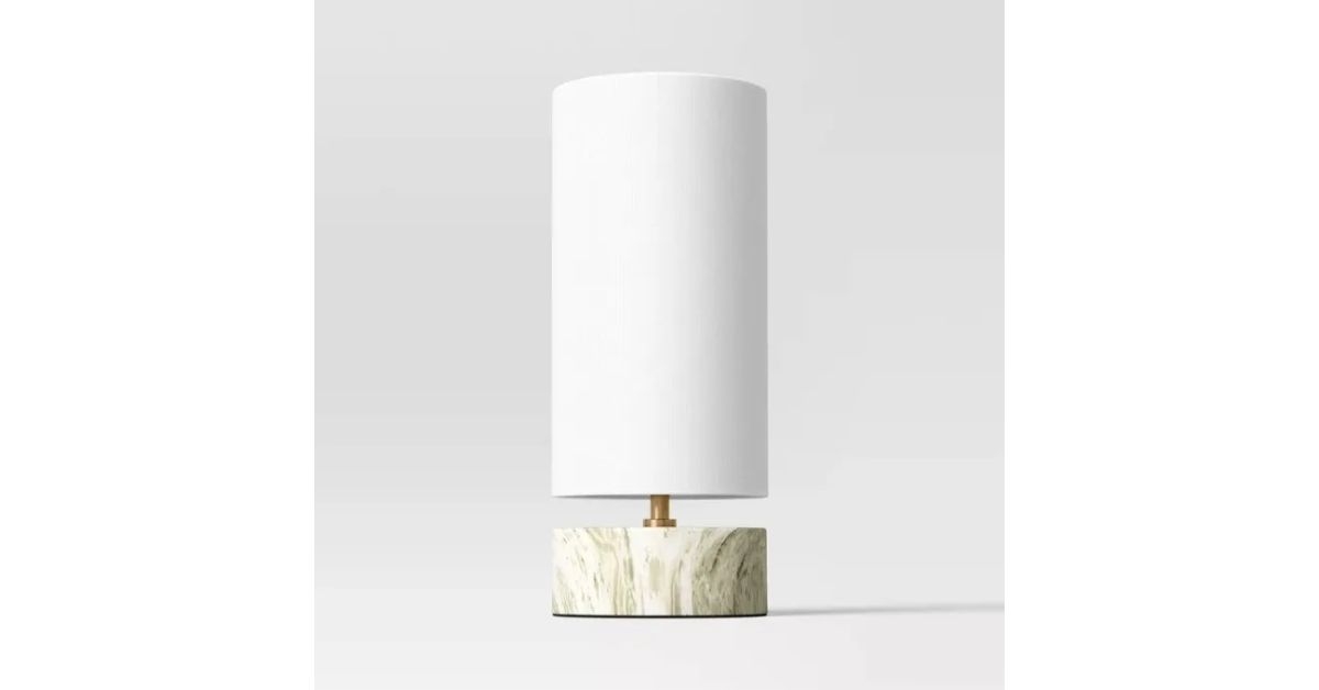 Target Faux Marble Mini Table Lamp