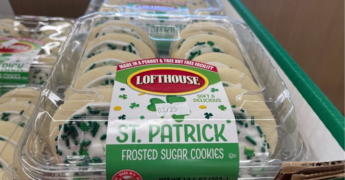 lofthouse st patrick frosted sugar cookies