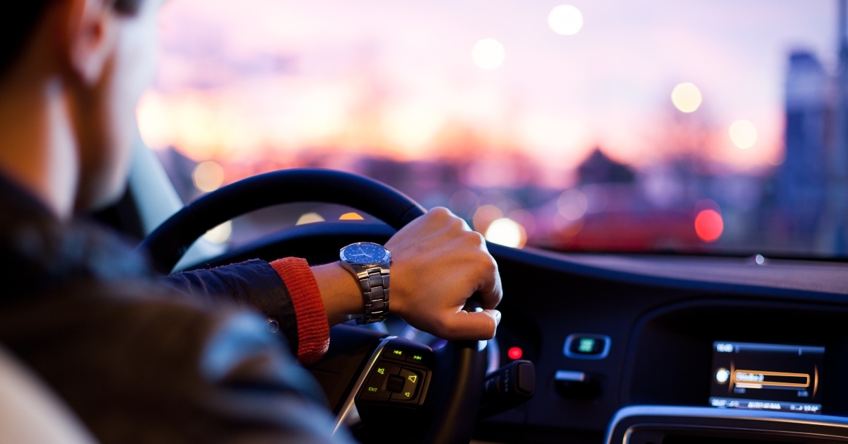 driving a car at night