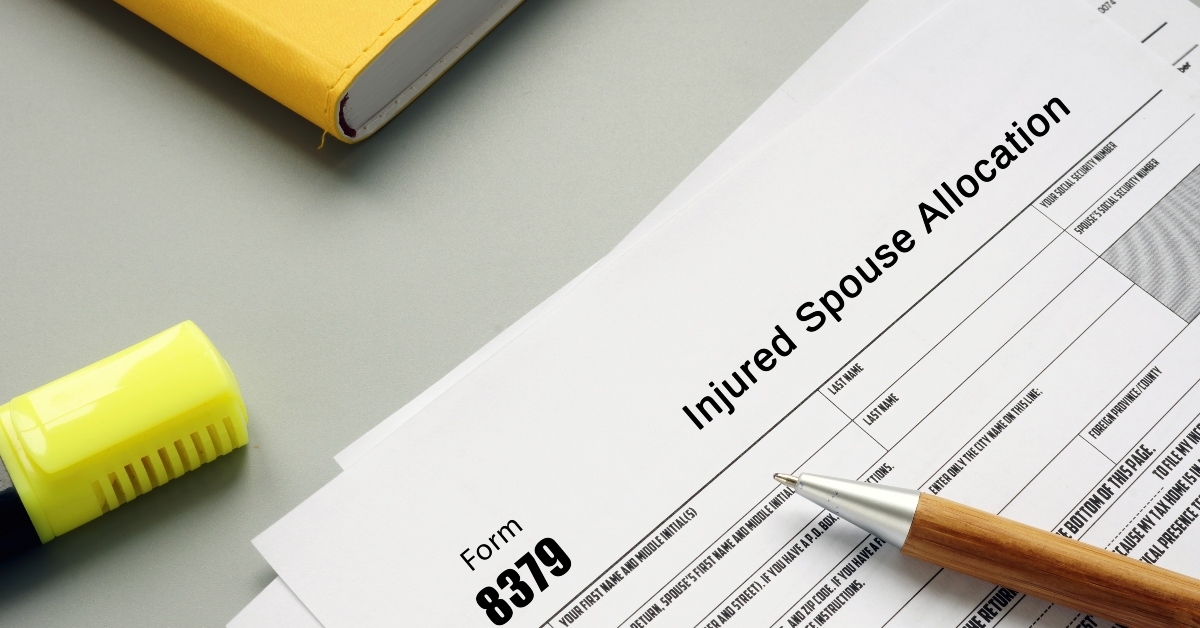 form 8379 injured spouse allocation