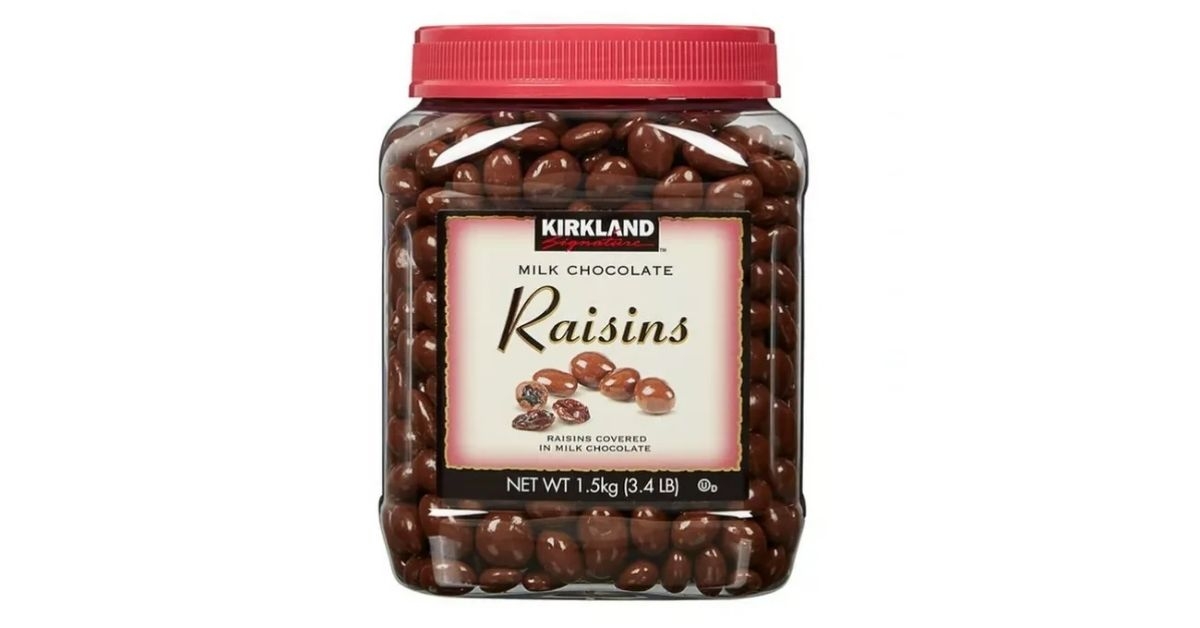 Kirkland Signature Milk Chocolate Raisins 