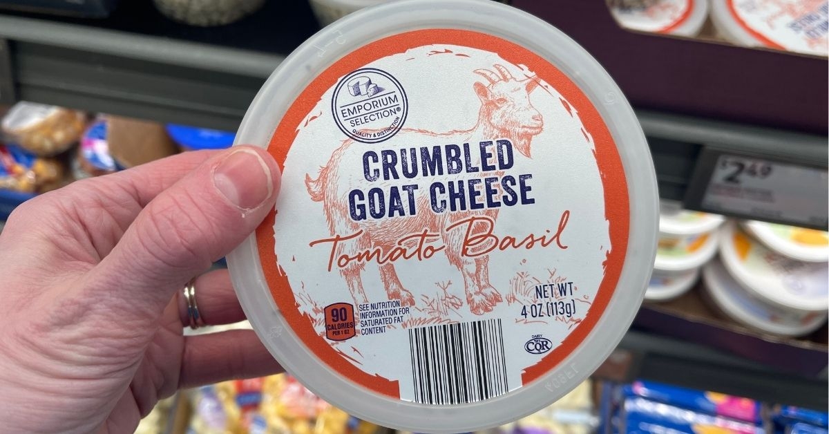 emporium selection tomato basil crumbled goat cheese
