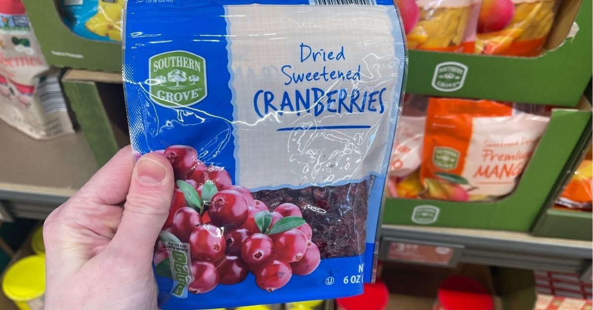 southern grove dried sweet cranberries