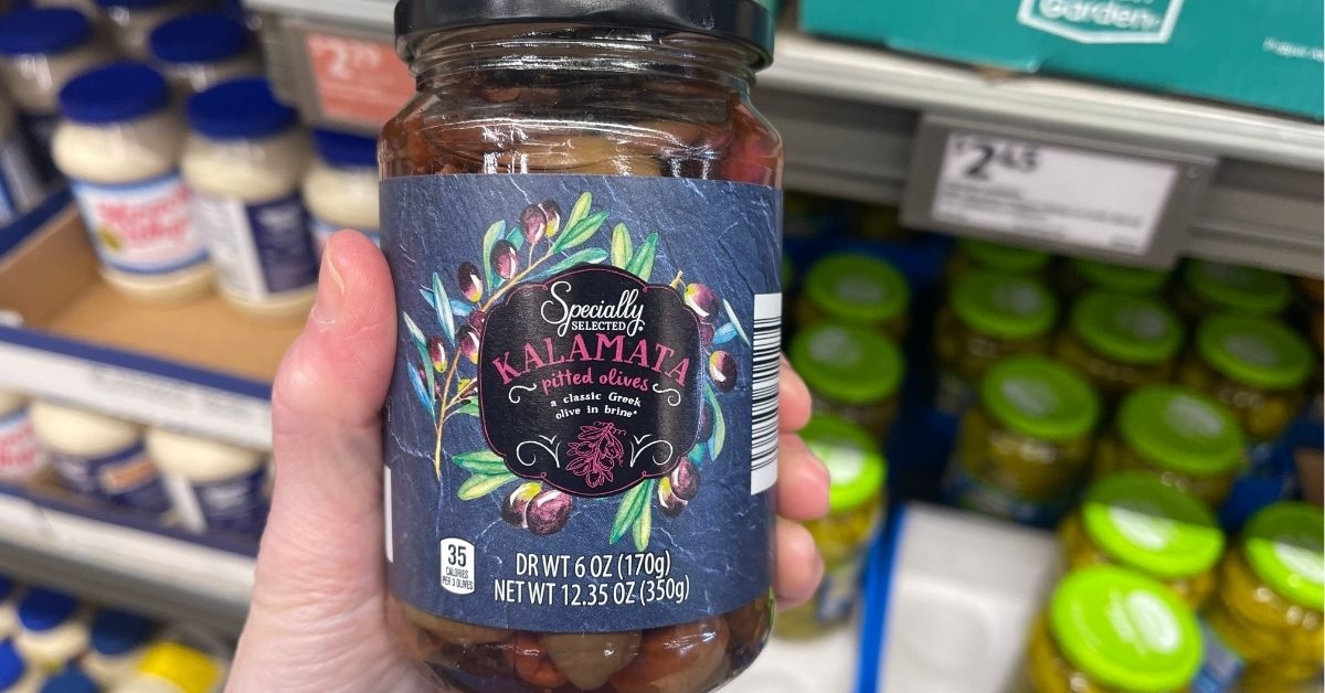 specially selected kalamata olives