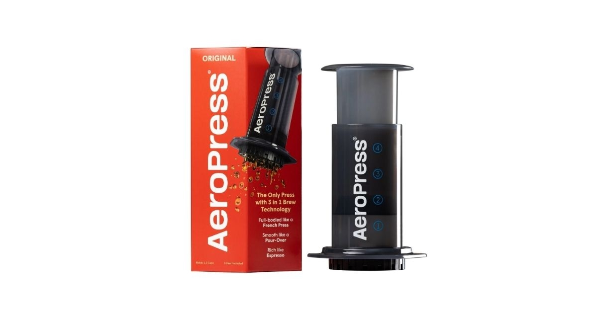aeropress original single cup coffee maker