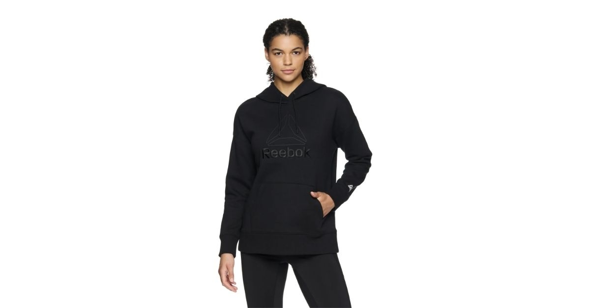 reebok womens logo hoodie