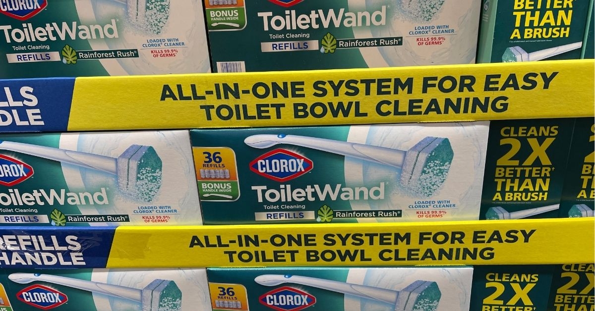 a pile of toilet wand
