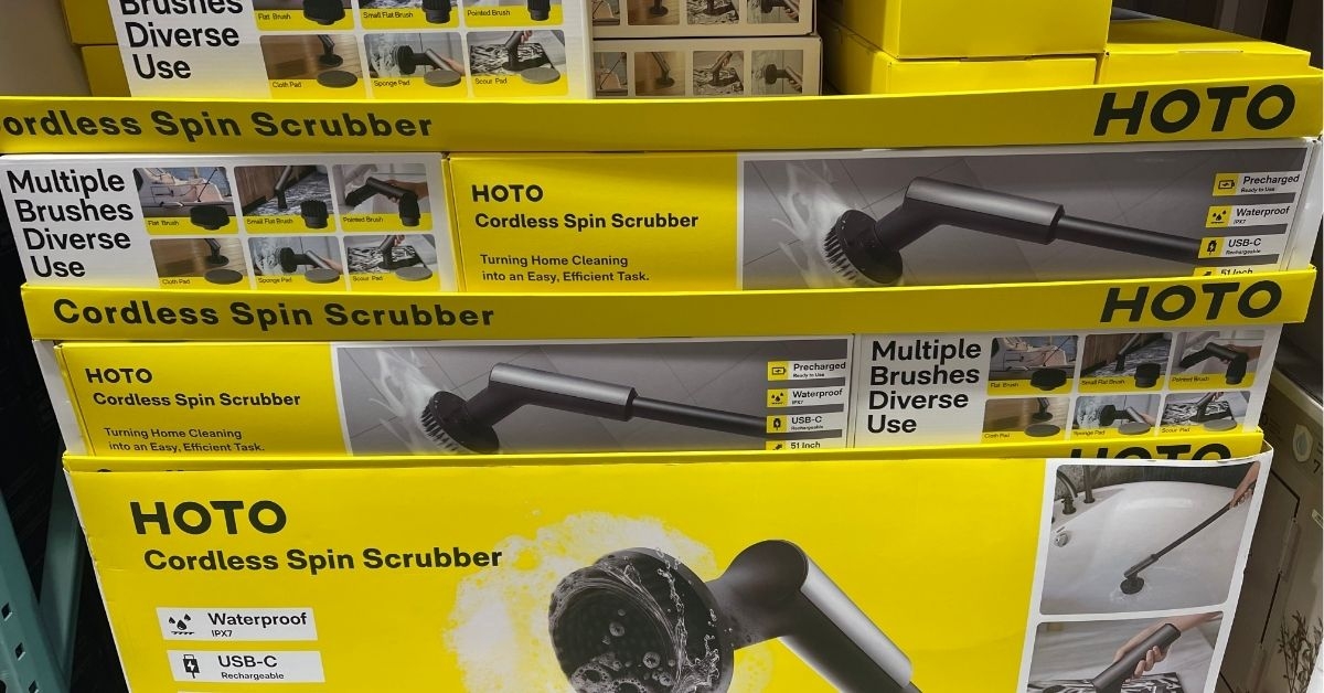 hoto cordless spin scrubber