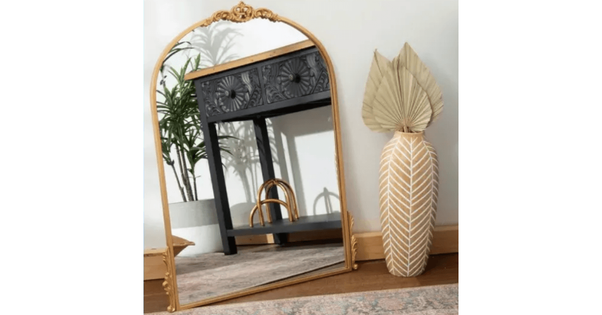 Bordeaux Arch Metal Wall Mirror