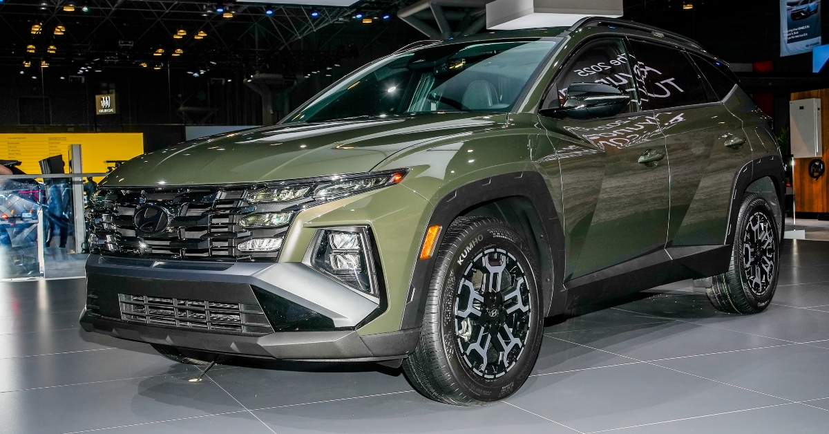 Hyundai Tucson displayed at NY Auto Show