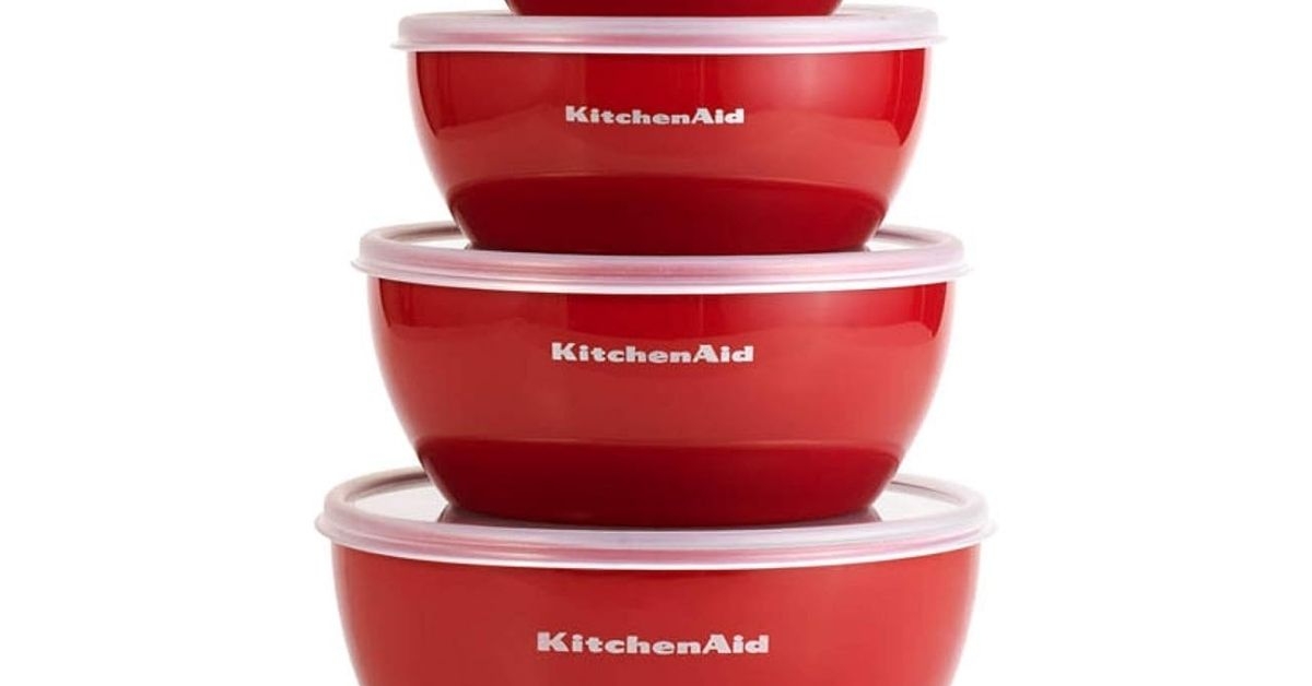 kitchen aid bowls with lids