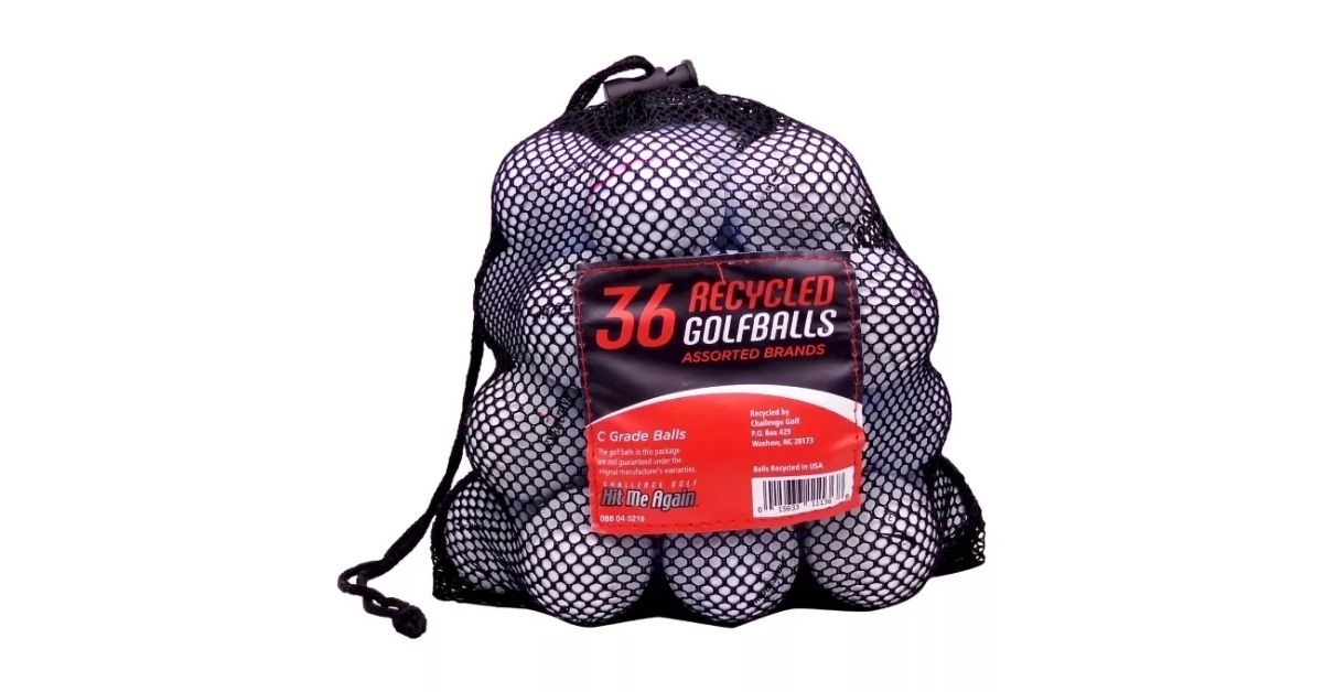 Challenge Recycled C-Grade Golf Balls
