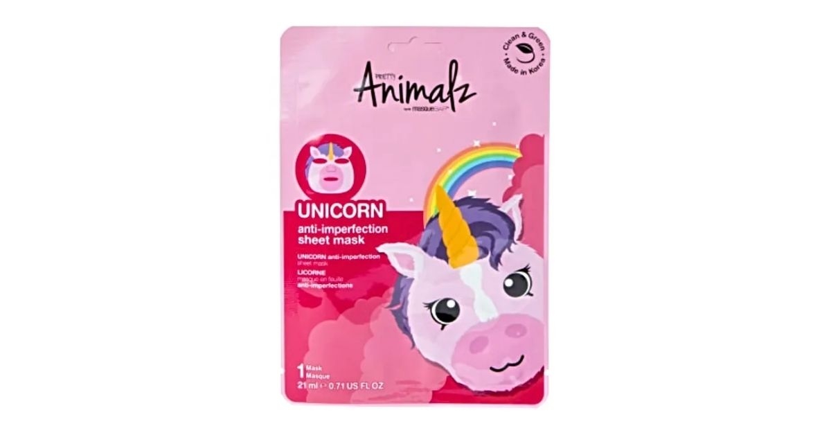 Pretty Animalz Unicorn Anti-Imperfection Sheet Mask