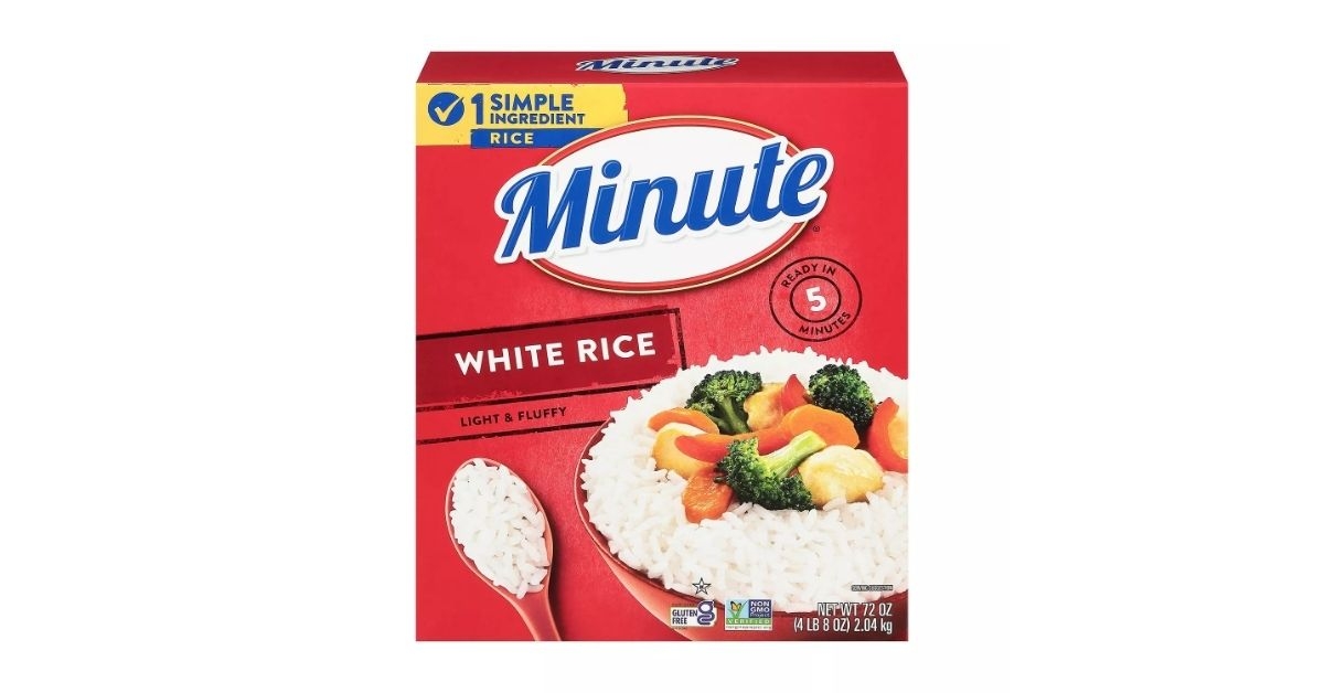 instant light and fluffy white rice