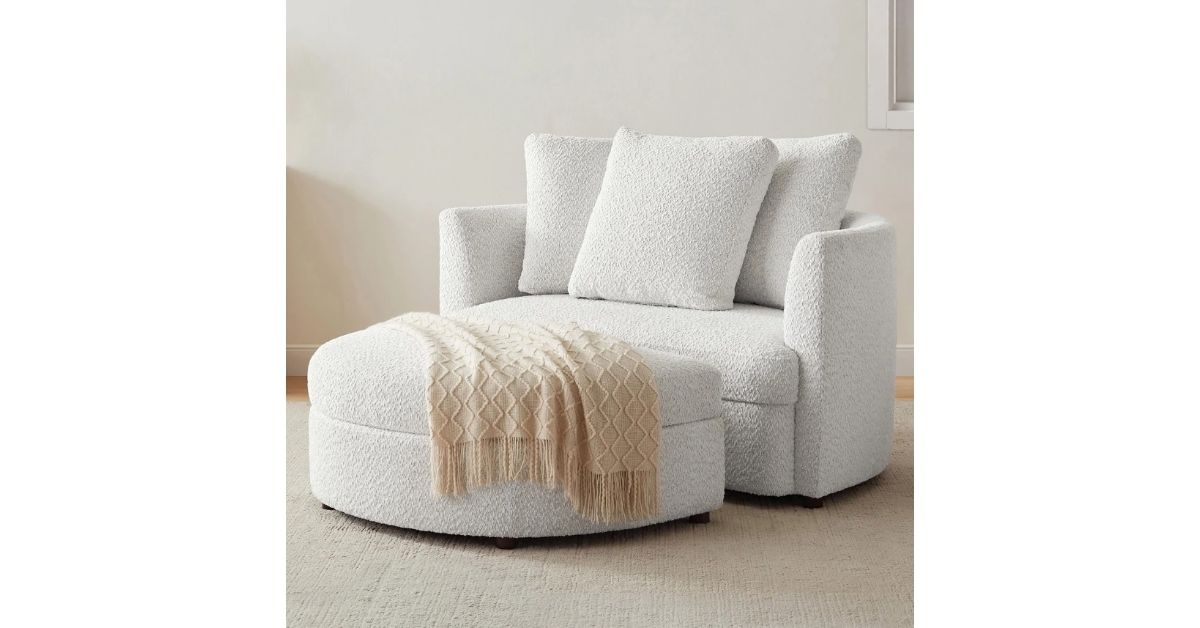 fabric accent chair