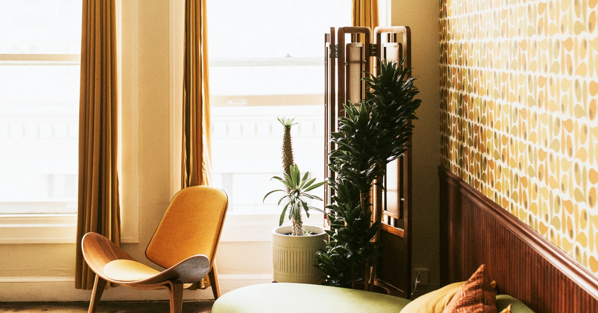 retro style decorated apartment