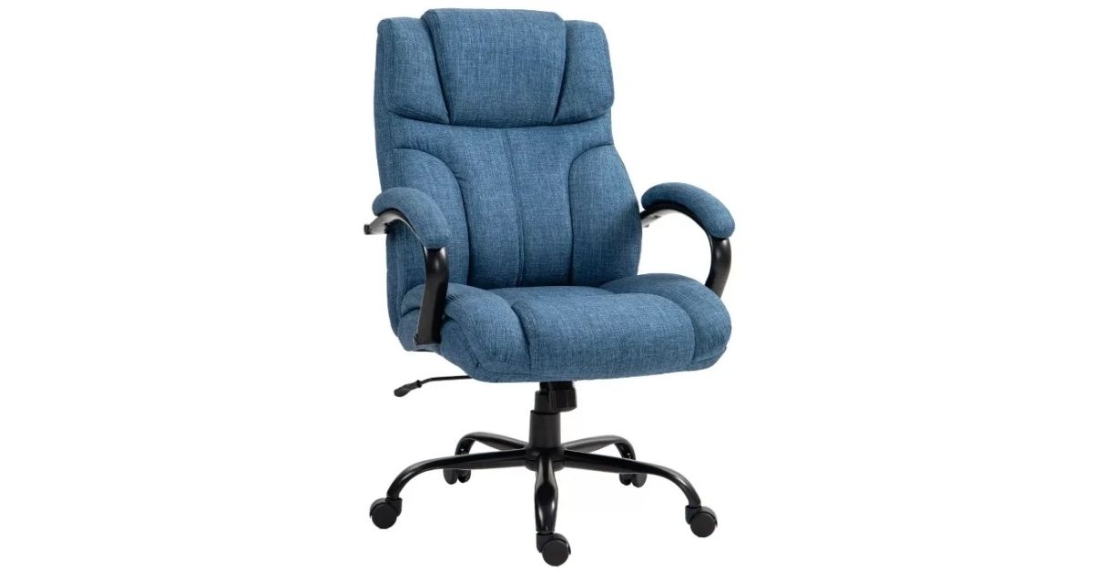 Big and Tall Office Chair with Wide Seat