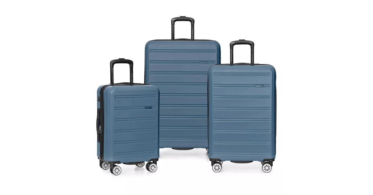 Travel Select Snow Creek Matte 3pc Hardside Spinner Luggage 