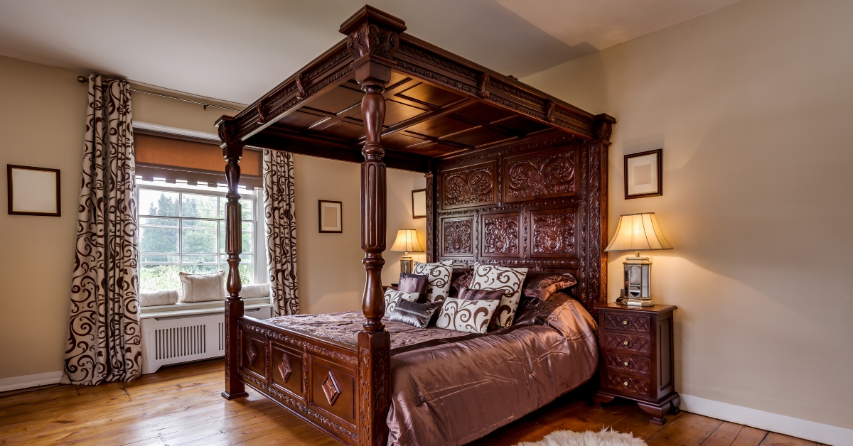victorian rectory bedroom