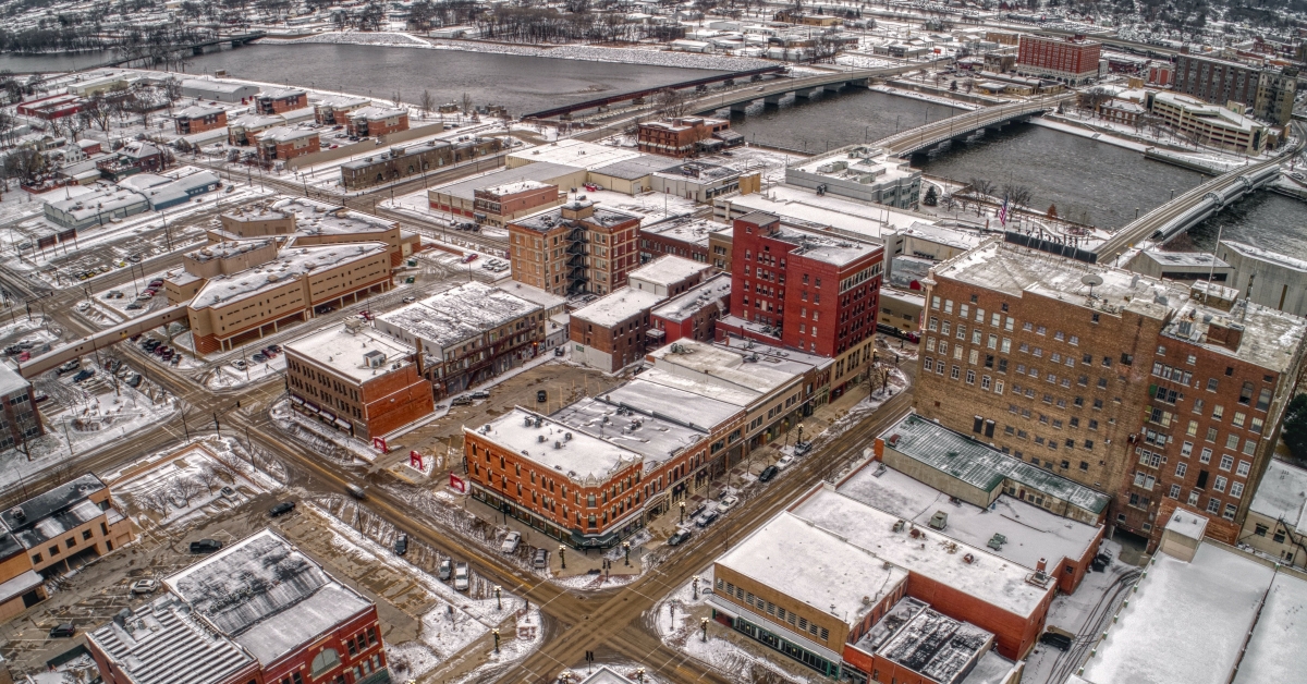 Waterloo is a City in Iowa on the Cedar River