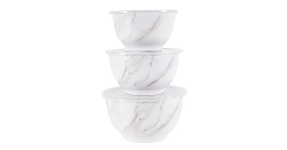 melamine serving bowl set