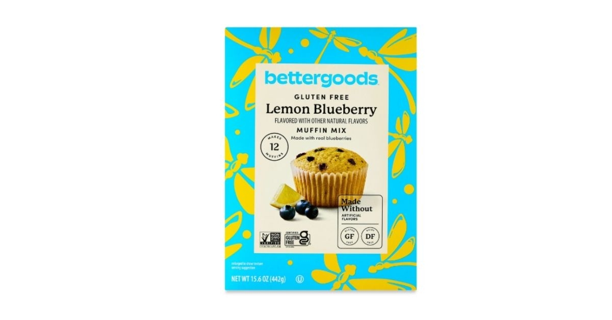 gluten free lemon blueberry muffin mix