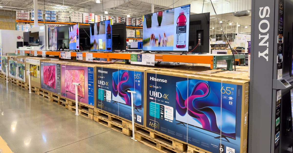 costco warehouse tv department
