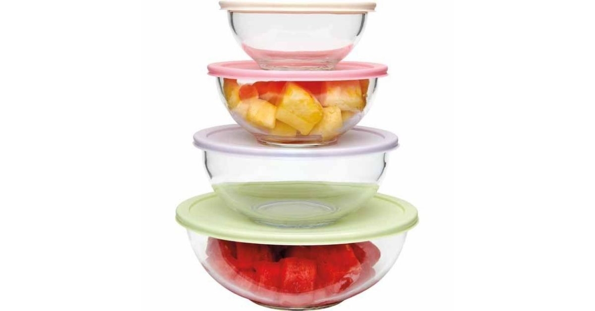 glass mixing bowl set