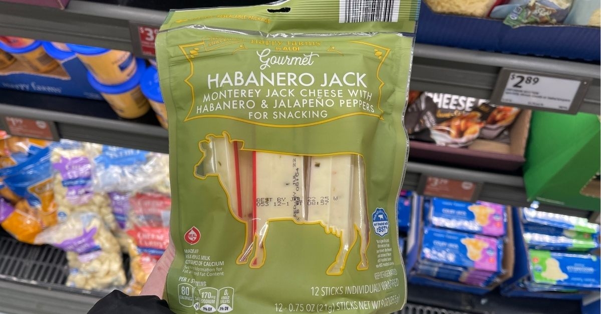 pack of Habanero jack snacking cheese