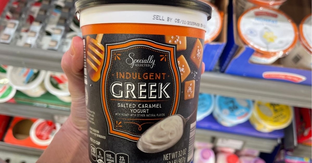 Salted caramel greek yogurt