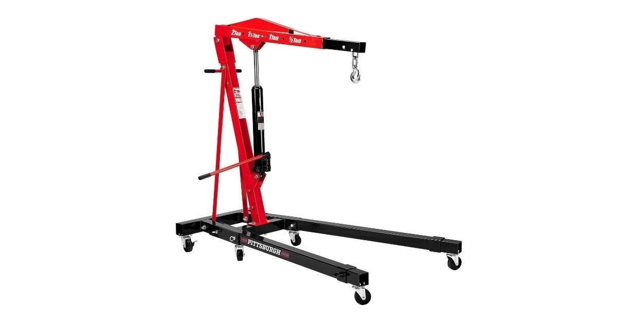 foldable shop crane