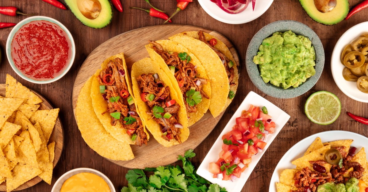  A photo of Mexican food